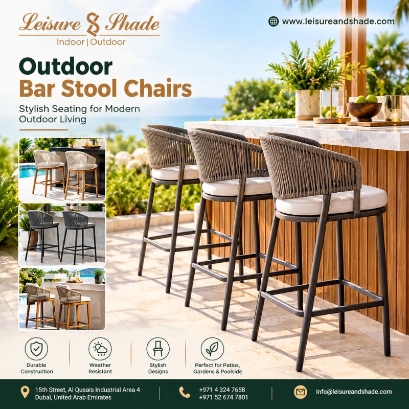 Premium Outdoor Bar Stool Chairs for Comfortable Outdoor Dining